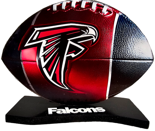 Falcons football centerpiece stand up decor shelf sitter and more